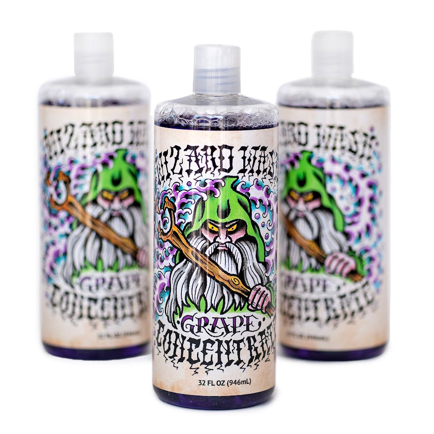 Wizard Wash Concentrate Soap Grape  (32oz)