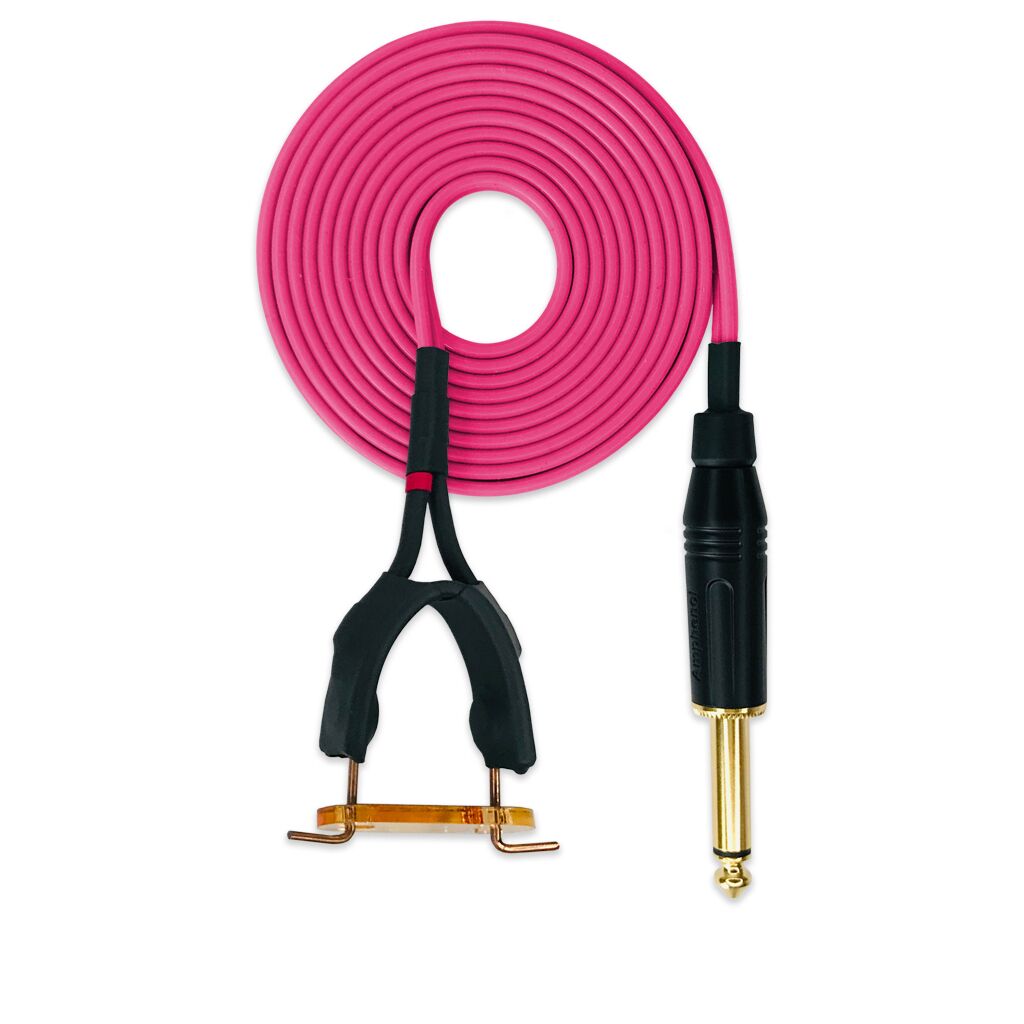 Springless Clip Cord Hot Pink