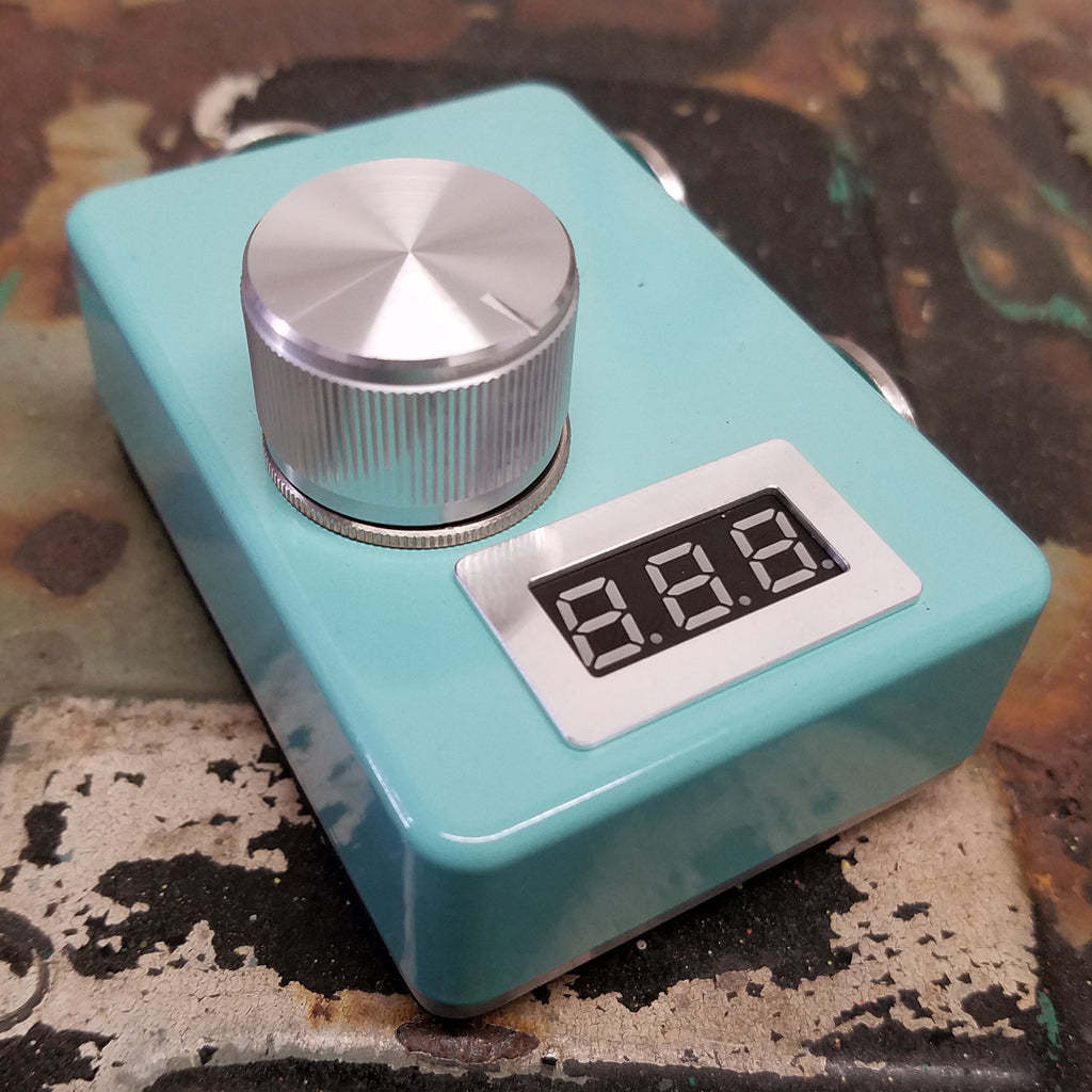 Seafoam Green Digital 10 Turn Dual Phono Mini Power Supply