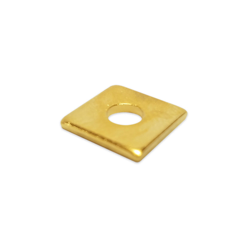 Square Spring Shelf Washer Gold