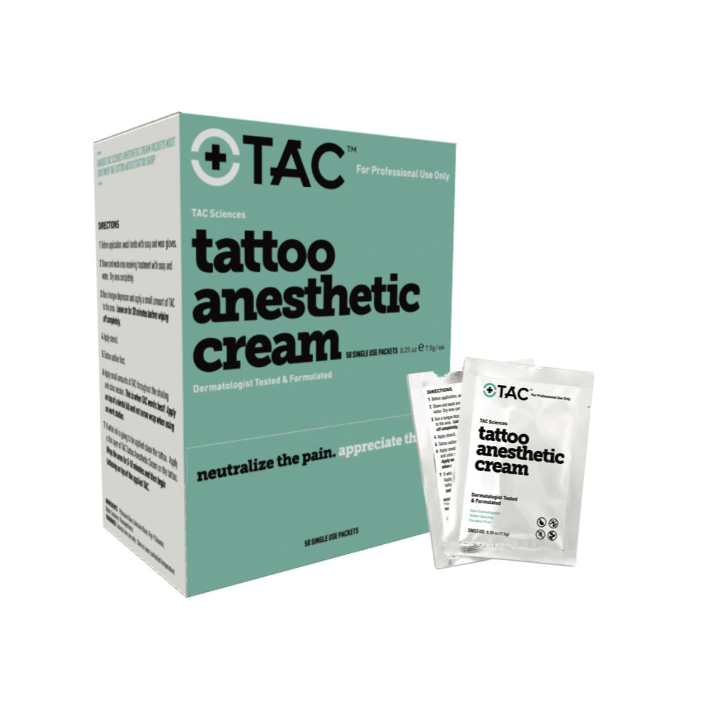 TAC - Tattoo Anesthetic Cream Single Use