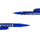 Zebra Skin Markers (Blue)
