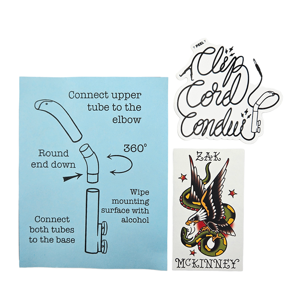 Clip Cord Conduit Black