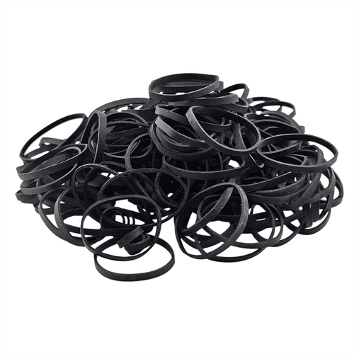 Premium Black Rubber Bands