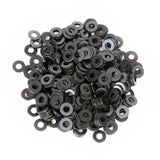 #8 Black Flat Washer