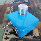 Light Blue 10 Turn Mini Power Supply With Toggle