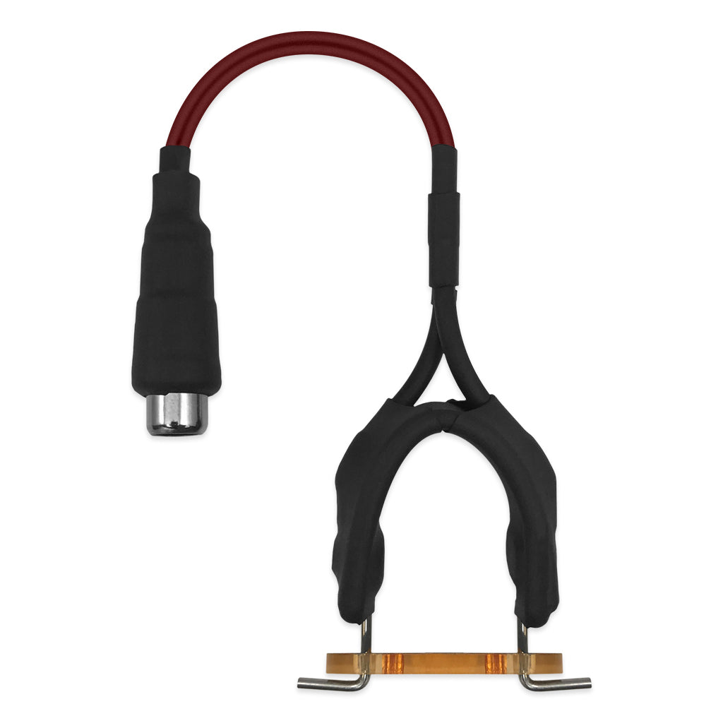 RCA To Clip Cord Adapter (Maroon)