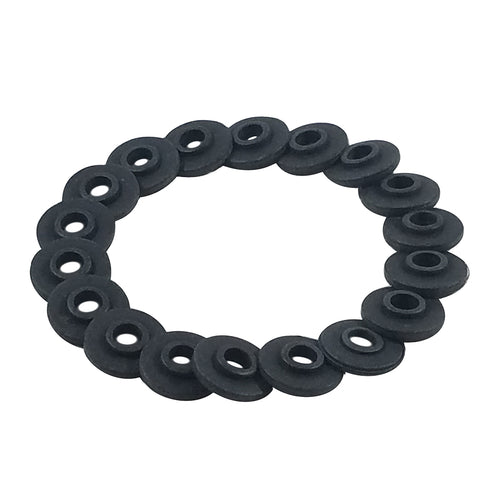 Large Diameter Shoulder Washer Black