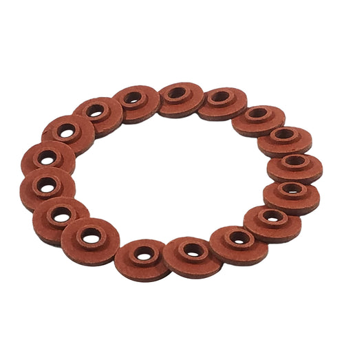 Large Diameter Shoulder Washer Red