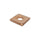 Square Spring Shelf Washer Copper