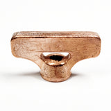 Copper T-Slot Cast Thumb Nut