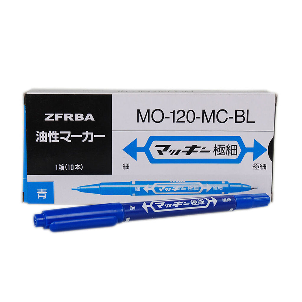 Zebra Skin Markers (Blue)