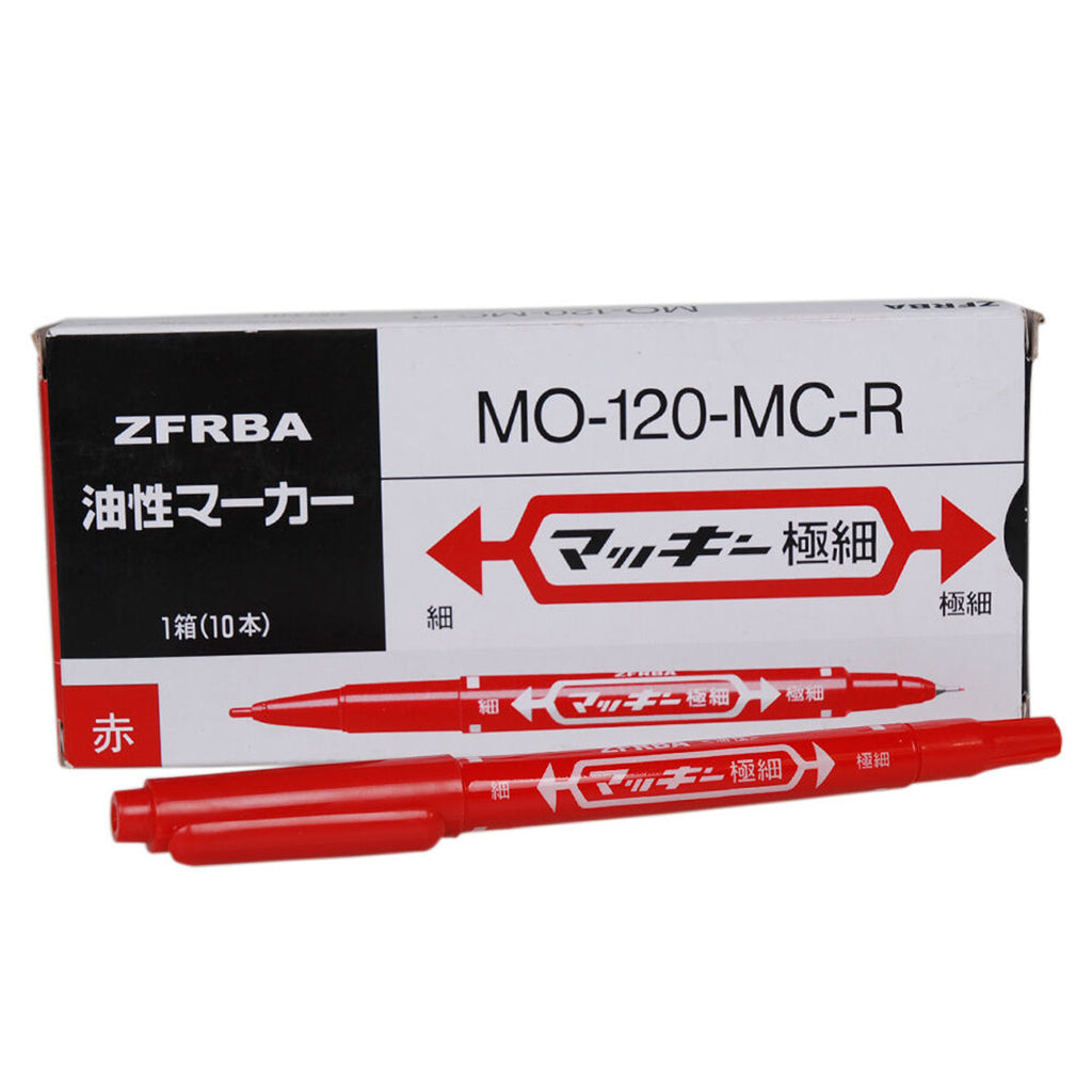 Zebra Skin Markers (RED)